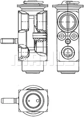 BEHR MAHLE AVE 114 000P Expansion Valve And Orifice Tubesmart W 451 A4518350072