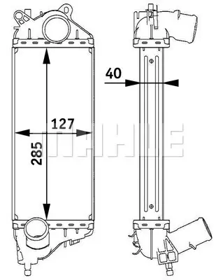 BEHR MAHLE CI 140 000P Turbo Radyatoru Premıum Lıne Mını R50 R53 7798204