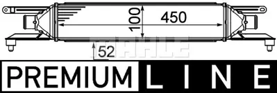 BEHR MAHLE CI 458 000P Charge Air Cooleralfa Romeo Mito 1.3 Jtdm 51837369
