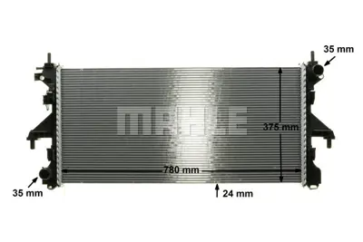 BEHR MAHLE CR 1068 000P Radiatorfıat Ducato (Metano) 1362305080