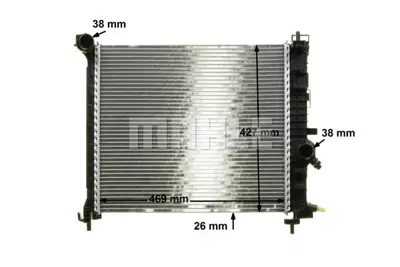 BEHR MAHLE CR 1188 000P Radiatoropel Merıva 13283247