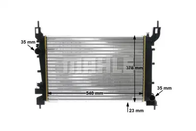 BEHR MAHLE CR 1193 000S Radiatorfıat Lınea 1.4 Mpı 51784706