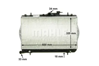 BEHR MAHLE CR 1280 000P Motor Su Radyatoru 2531022A00