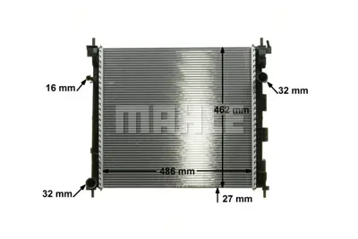 BEHR MAHLE CR 1288 000P Motor Su Radyatoru 21410BJ40A