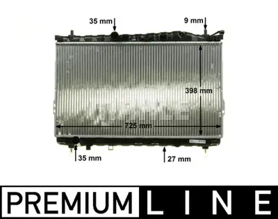 BEHR MAHLE CR 1295 000P Motor Su Radyatoru 253103A101