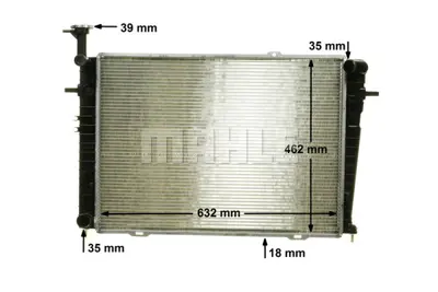 BEHR MAHLE CR 1317 000P Motor Su Radyatoru 253102E100