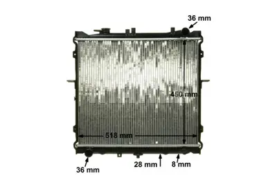BEHR MAHLE CR 1325 000P Motor Su Radyatoru OK01215200A