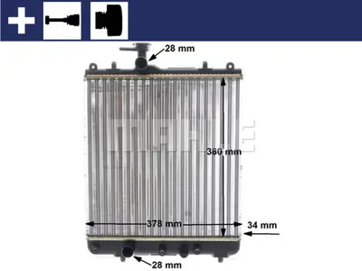 BEHR MAHLE CR 1514 000S Radiatorsuzukı Ignıs 1770083E00