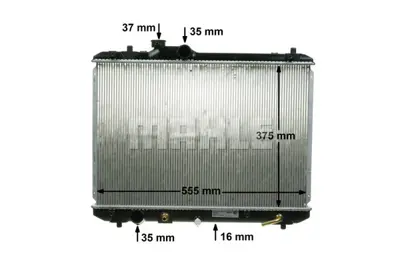 BEHR MAHLE CR 1870 000S Radiatorsuzuki Swift 2005- 1770063J10