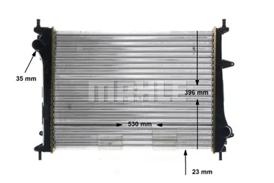 BEHR MAHLE CR 1999 000S Radiatorfıat Multıpla 1.9 Jtd 51867532