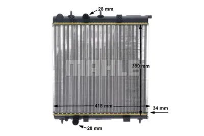 BEHR MAHLE CR 2036 000S Motor Su Radyatoru 207-208-C3-Ds3 1.4 06> 1330W9