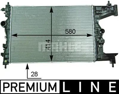 BEHR MAHLE CR 2114 000P Su Radyatoru A13dte A17dtl Astra J 13267655