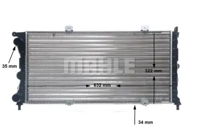 BEHR MAHLE CR 489 000S Radiatorfıat Punto 7718669