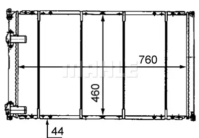 BEHR MAHLE CR 526 000S Motor Radyator Master Iı 2,5d 98 01 7701046209 9161436
