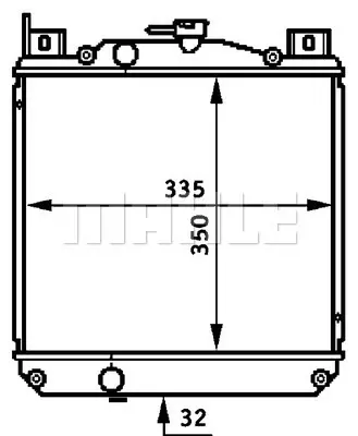 BEHR MAHLE CR 655 000S Radiatorsuzukı Swıft 1770080E00