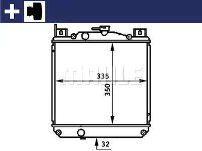 BEHR MAHLE CR 655 000S Radiatorsuzukı Swıft 1770080E00