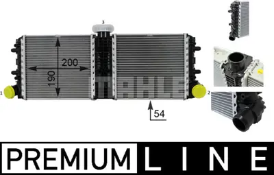 BEHR MAHLE CR 77 000P Radiatoraudı R8 420121254B