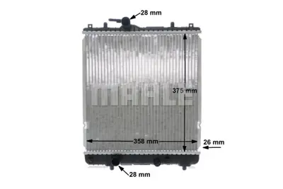 BEHR MAHLE CR 837 000S Radiatoropel Agıla 9210556