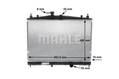 BEHR MAHLE CR 856 000S Motor Su Radyatoru Juke 1.6 Benzınlı 2010 > 21410BA60A