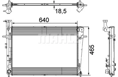 BEHR MAHLE CR 908 000P Motor Su Radyatoru 253100Z170