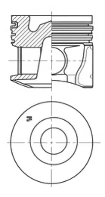 KOLBENSCHMIDT 41794600 Pıston+segman Pıston Suıtable F. Deutz 92,00 4134464
