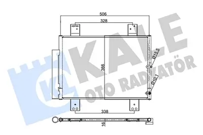 KALE 354080 Klima Radyatoru 