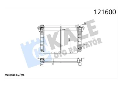 KALE 0501162PF Motor Radyatoru 