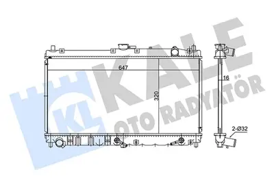KALE 347935 Motor Radyatoru 