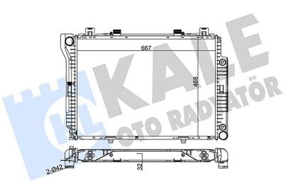KALE 360200 Motor Su Radyatoru S-Class W140 93>98 1063001 1405001303 1405002203 1405002303 62714 62714A 8MK376711161 8MK376711164 A1405001303 A1405002203