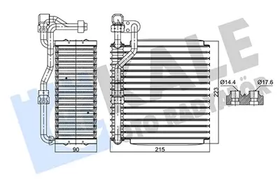KALE 352990 Evaporator 