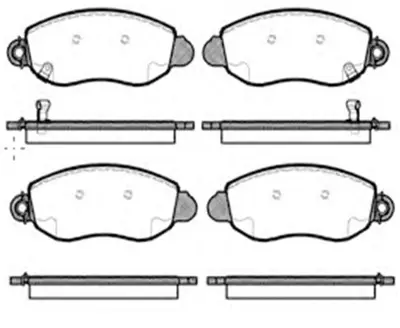 MGA 55258 Fren Balatası On ( Ford : Transıt V184 01- ) B700914 YC152K021BA