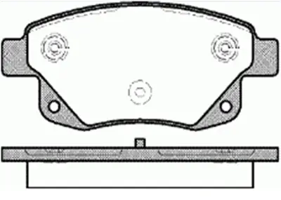 MGA 55260 Fren Balatası Arka ( Ford : Transıt V347 06-)                                                (17-151 B700922 6C11 2M008 AB