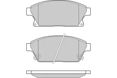 MGA 55340 Fren Balatası On Astra J 1.6 1.7cdtı 2.0cdtı 09>mokka 12>zafıra 11>chev.Cruze 1.6 1.8 2.0cdı 09> 101720379 13237752 13237765 13237766 13237767 13237768 13300867 133011207 13301207 13301208