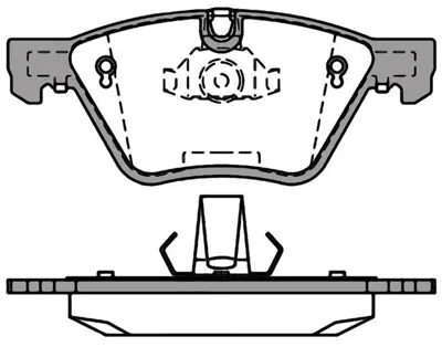 MGA 56209 Fren Balatası (Bmw E-90-91-92-93-81-87 On) 2379401 101110439 1157813 1158265 1159259 1159279 1160450 1160459 1162315 1162535 1163013