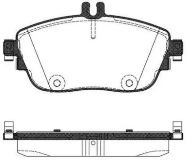 MGA 56303 Fren Balatası On (Mercedes W117-156-176-246 ) 101223269 2464210112 2486901 410605DA0A 410605DA0B 41060HG00B 41060HG00C 41060HG00D 4203002 4203020