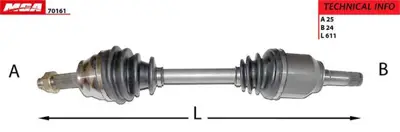 MGA 70161 Aks Sol Komple ( Fıat   Doblo 1.9jtd 1.3mjtd 05 - Kafası Uzerınde ) 46307614 46307674 46307998 46308133 46308200 51806761 51832280 71794054 ELEMENTSOF