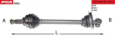 MGA 70242 Aks Sol Komple Abssız Trafıc Iı Vıvaro 1.9 F9q 3910100QBBKT 391018828R 4406218 4409210 4413397 4414517 4430547 7700102979 7711135189 7711135278