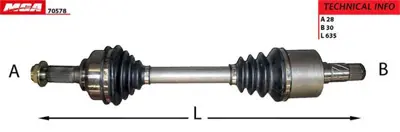 MGA 70578 Aks Sol Komple (Kıa  Sorento 02-10 ) 70578 49501-3E111