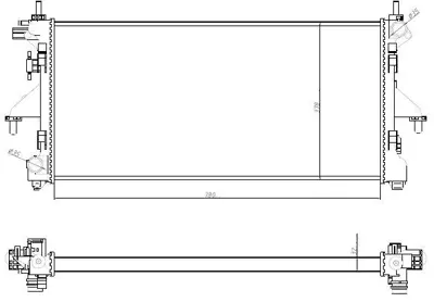 MGA 80107 Su Radyatoru Mekanık Fıat : Ducato 2.3 Cc Peugeot : Boxer 2.2 Cc 06- 1330Q2 1330Q3 1330S3 1330Z4 133300000 1333C6 1333C7 1333E5 13403590 1340359080