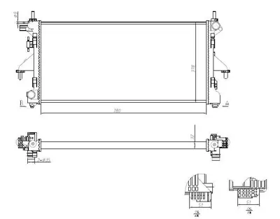 MGA 80466 Su Radyatoru Mekanık Fıat : Ducato 2.3 Jtd  11- Euro 5 - Peugeot : Boxer 3.0 Hdı Cıtroen : Jumper 3. 1330Q2 1330Q3 1330Q5 1330S3 1330Z4 133300000 1333C6 1333C7 1333C8 1333E5