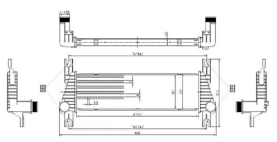 MGA 80532 Turbo Radyatoru Brazıng Ford Ranger 2011- 2,2 D 1721847 1725623 1892733 1936867 1D0113550A 1D0113550B 2005608 2036401 2040043 2092283