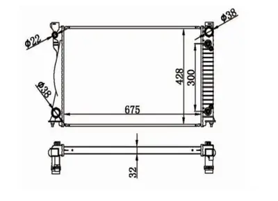 MGA 80589 Turbo Radyatoru Segmanlı Renault Clıo Iıı  1.5 Dcı 2010- 144609U20A 144611kB1A 144618748R 144619U20A 144619U21A 14461EM00A 14461JX51A 6455AA 6455CX 6455CX96505454