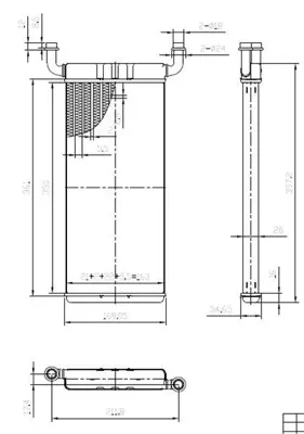MGA 81173 Kalorıfer Radyatoru Brazıng Vw Crafter 06-16  Mercedes Sprınter 06-16 2E0819017C 38358901 6102014 72041 8FH351313571 8FH351333214 A0038358901 A2E0819017C