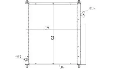 MGA 82193 Klima Radyatoru (Honda: Jazz 02>08 ) 830032 80110-SAA-003