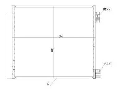 MGA 82243 Klima Radyatoru (Nıssan: Qashqaı 1.2-2.0-1.5dcı-1.6 Dcı- X-Traıl 1.6-1.6dcı- Austral 1.3 H5h Espace 121004BE0A 8093077 9210000Q0A 921004BE0A 921004BE0B 921004EA0A 921005115R 921006951R 921009251R 92100JY00A
