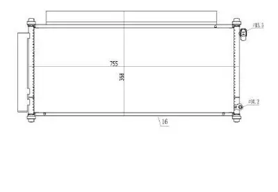 MGA 82332 Klima Radyatoru (Honda : Jazz 1.4 Buyuk Klima 2003-) 80110-SAA-013