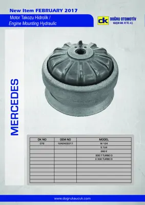 DK 076 Motor Takozu Alt 190 W201 88>93 C124 87>93 S124 85>93 W124 88>93 2012402917 A2012401517 2012401517 1242401917 2012402017 A2012402917 2012404317 A2012402017 A1242401917 A2012404317