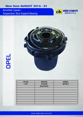 DK 1107 Amortısor Takozu Astra F 312509 90375348