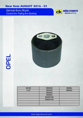 DK 1157 Salıncak Burcu Buyuk Opel Mokka 14 - 16 - 17cdtı 35252
