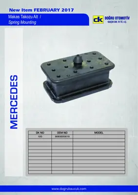 DK 120 Makas Lastık Takozu Sprınter 906 06>16 Crafter 2,0 2,5 06>16 68012190AA